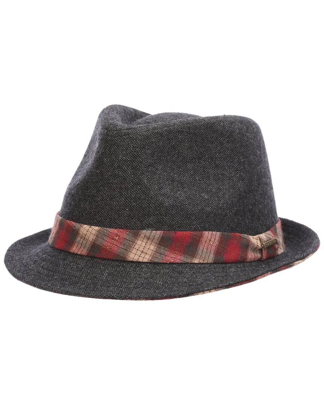 Stetson Wool-blend Fedora in Grey (Gray 