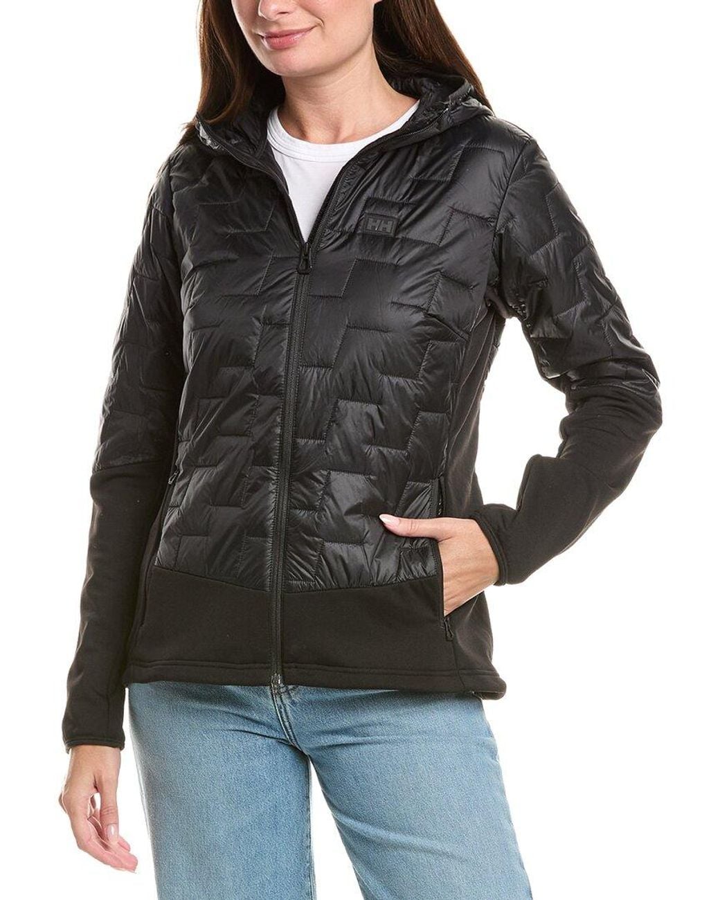 Helly Hansen Black Lifaloft Hybrid Insulator Jacket