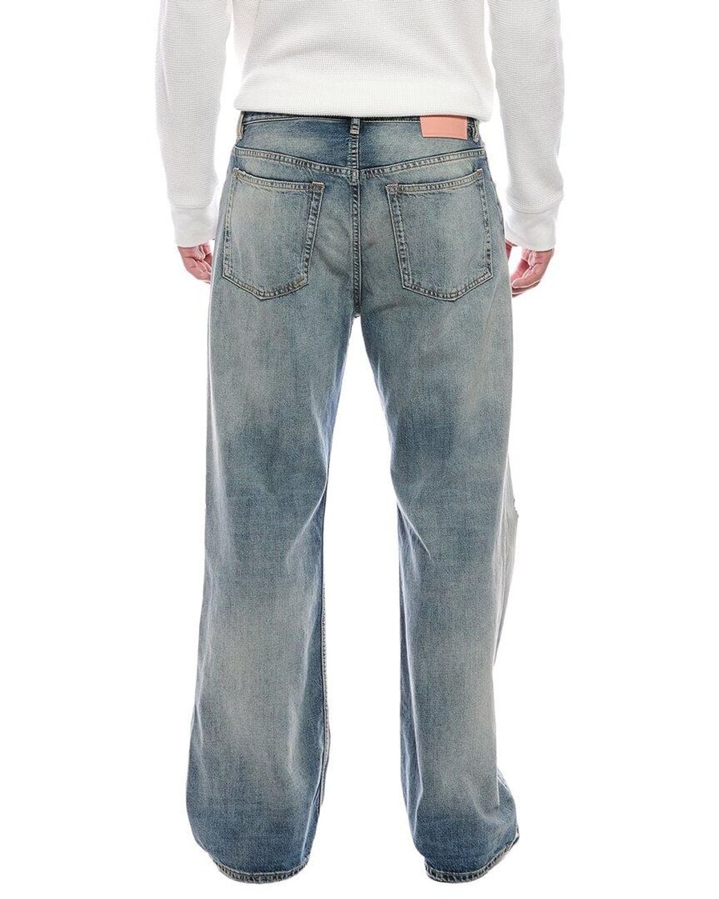 Acne Blue Wide Leg Jean for men