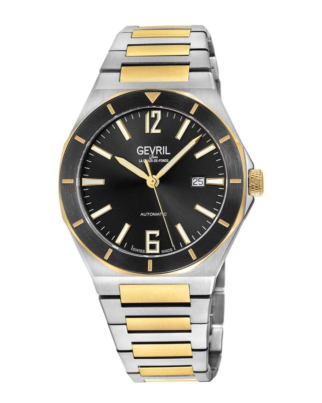 Gevril Metallic High Line Watch for men