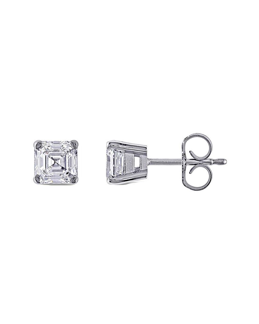 Diamond Select Cuts Metallic 14K 1.40 Ct. Tw. Diamond Studs