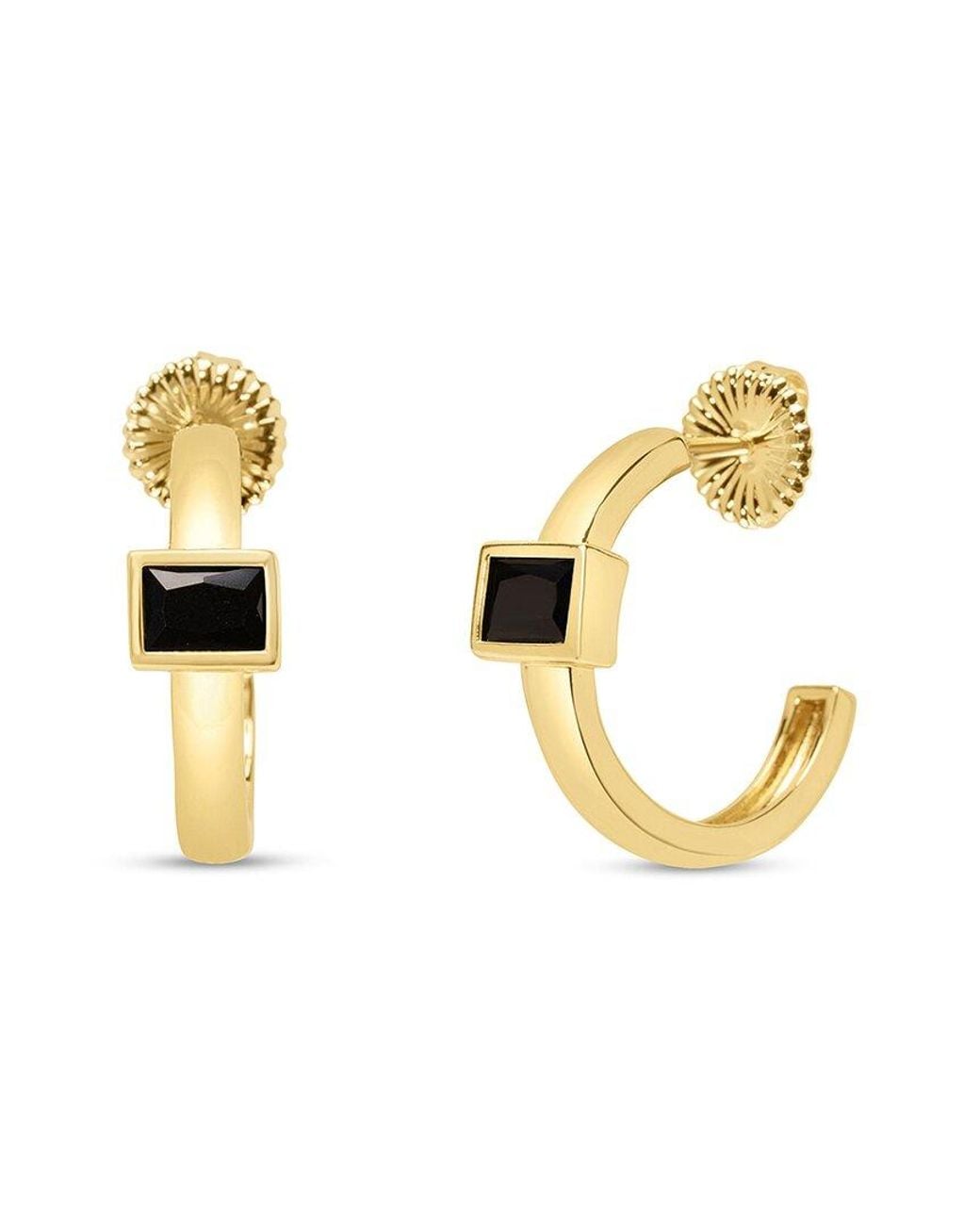 Bruno Magli Metallic Plated Earrings