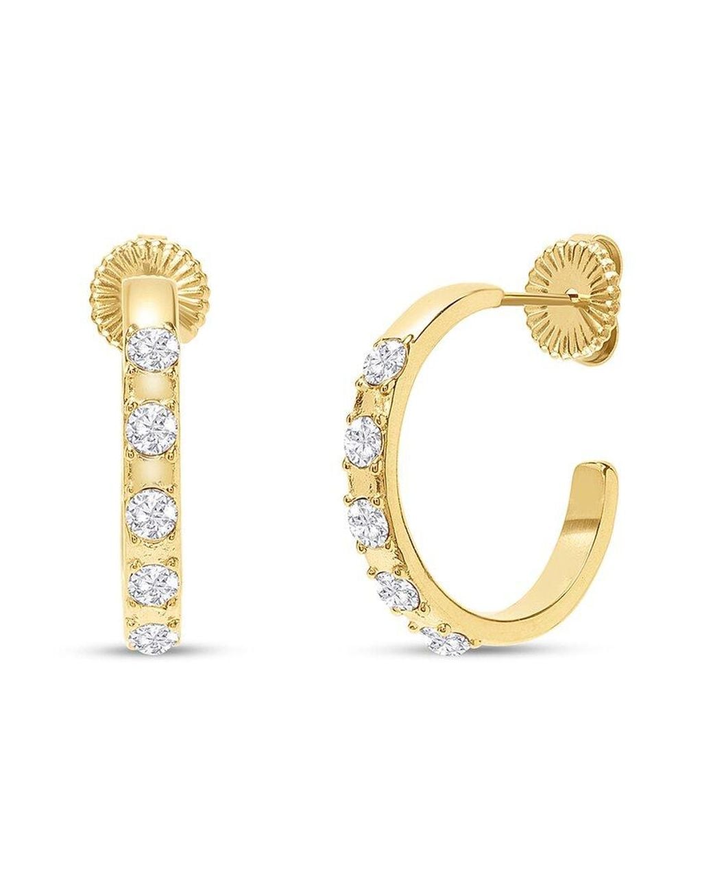 Bruno Magli Metallic Plated Earrings