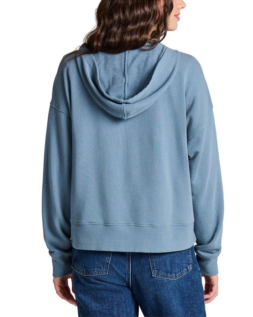Life Is Good. Blue Terry Boxy Pullover