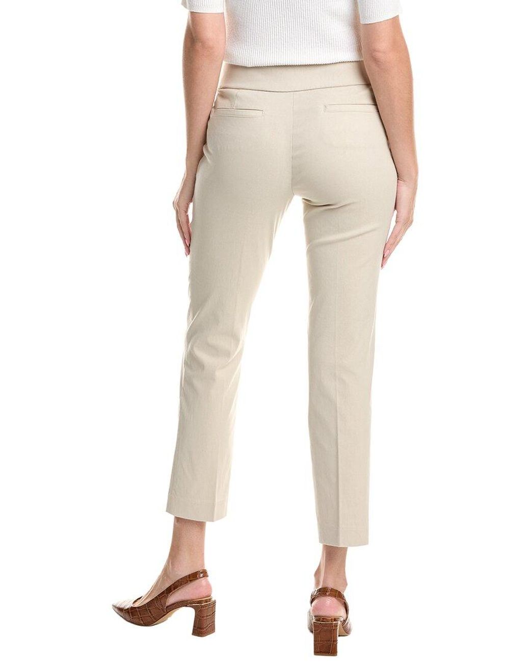 Jones New York Natural Pull-On Straight Ankle Pant