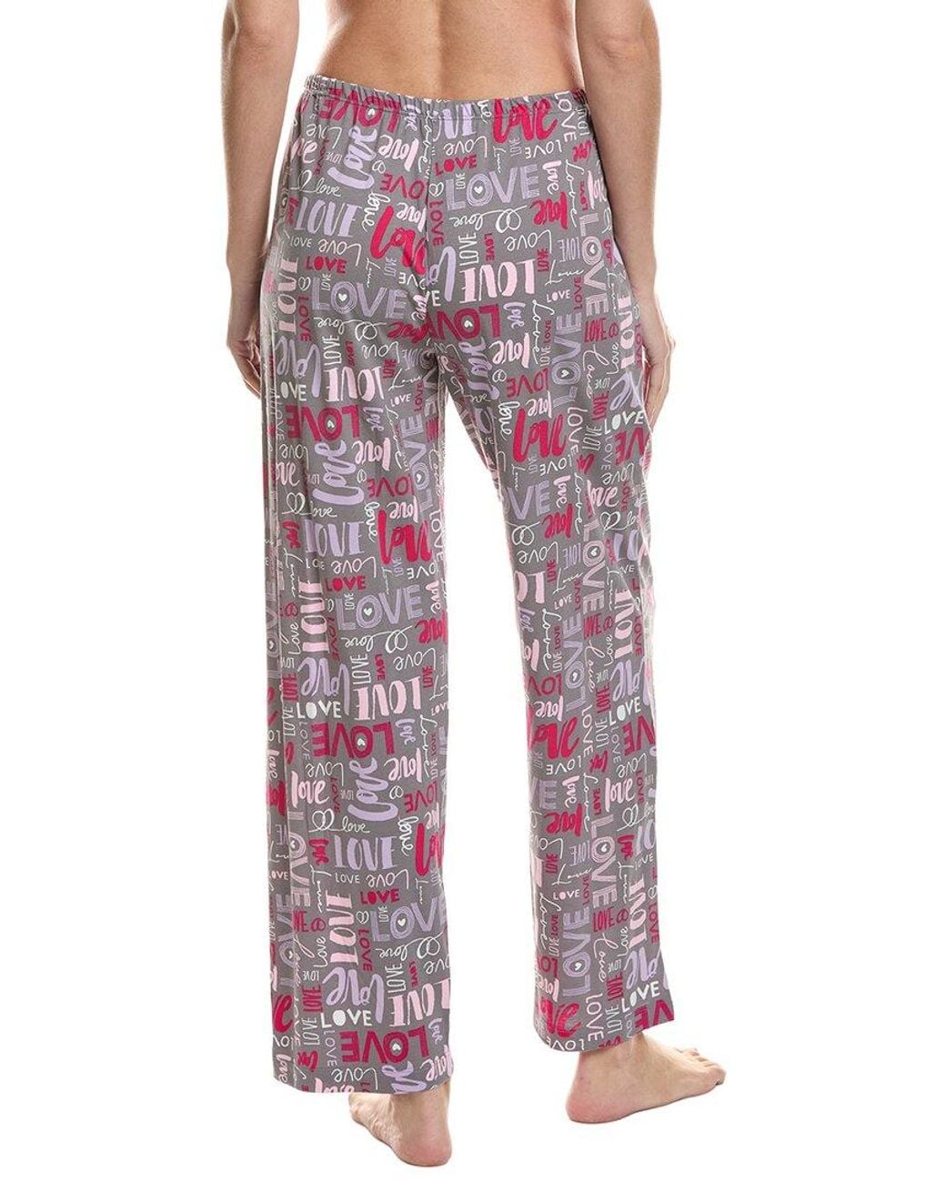 Hue Red Love Repeats Long Pajama Pant