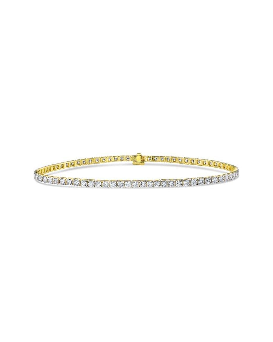 Diana M White Diana M. 14K 3.00 Ct. Tw. Lab-Grown Diamond Tennis Bracele