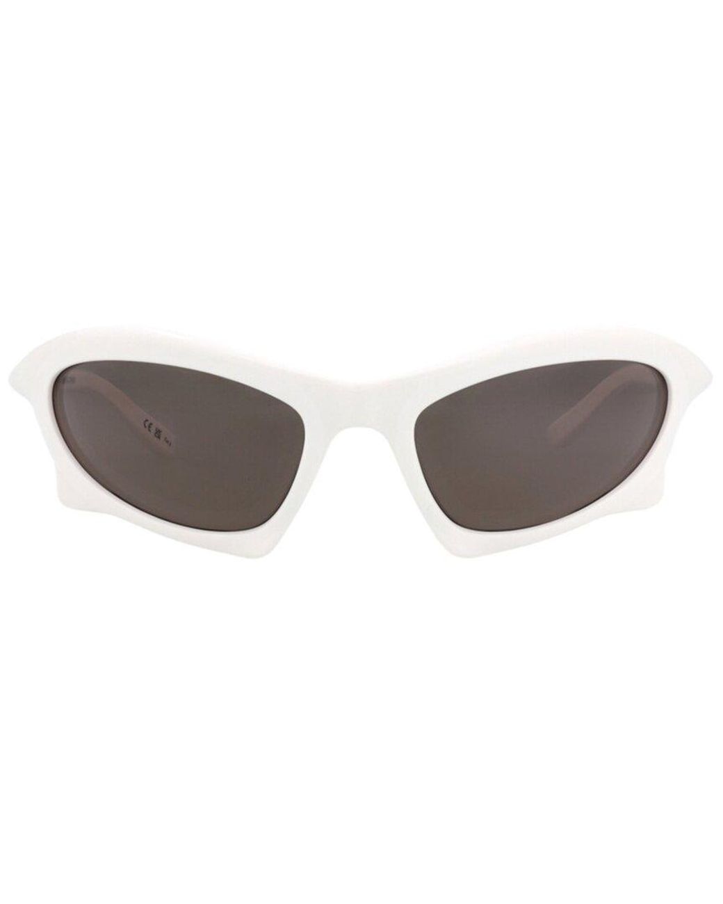 Balenciaga White 59Mm Sunglasses for men