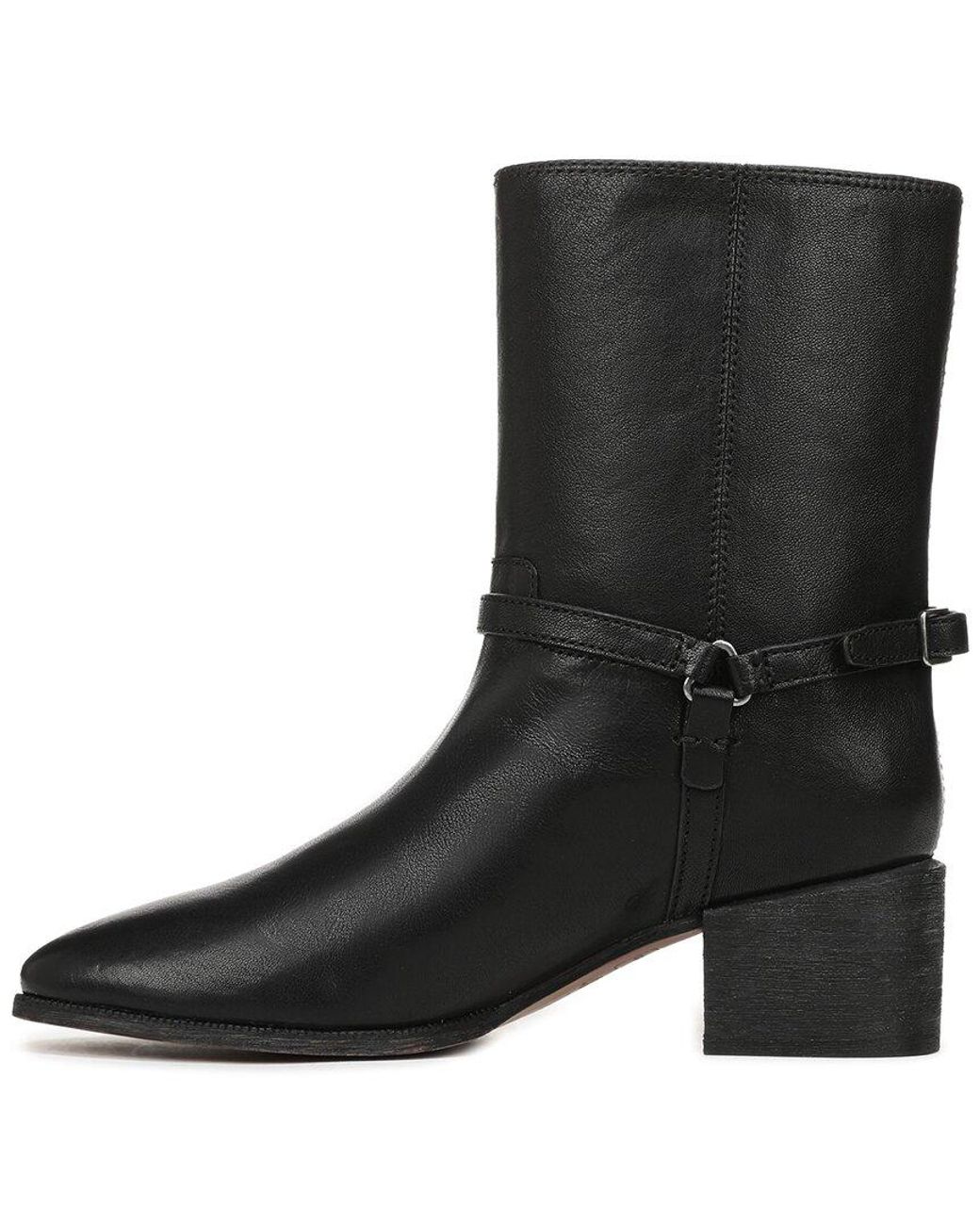 Franco Sarto Black L-Kian Leather Bootie