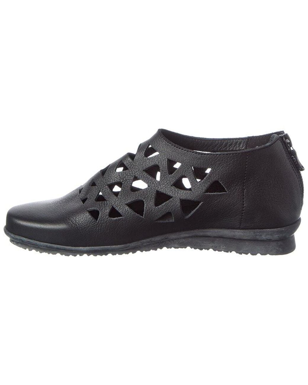 Arche Black Barazz Leather Flat