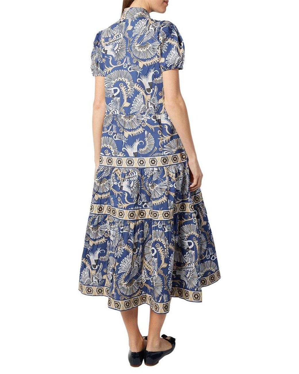 Sail To Sable Blue Midi Dress