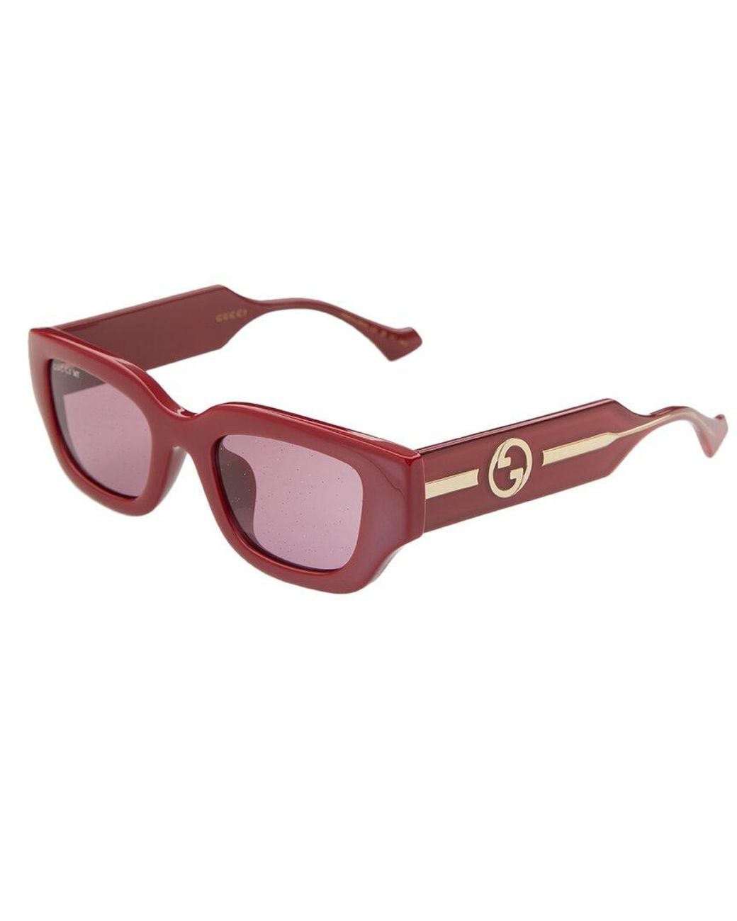 Gucci Red Gg1558Sk 51Mm Sunglasses