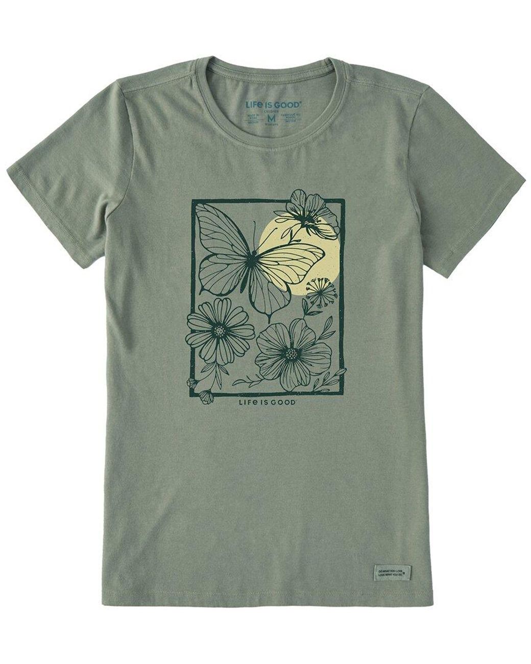 Life Is Good. Green Crusher T-Shirt