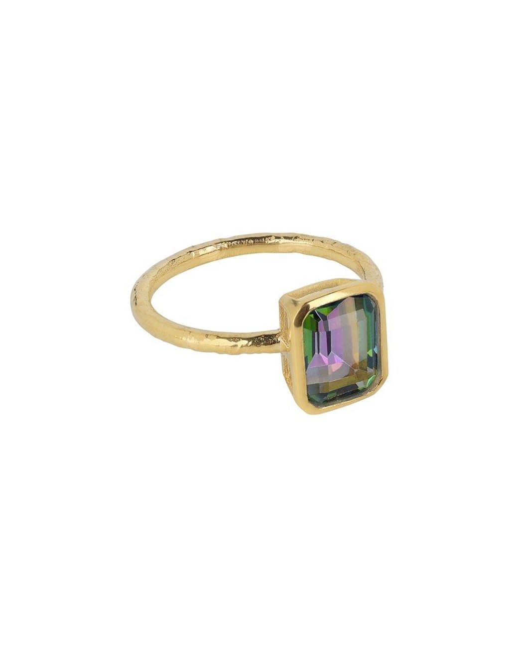 TIRAMISU White 14K Over 2.15 Ct. Tw. Mystic Quartz Ring