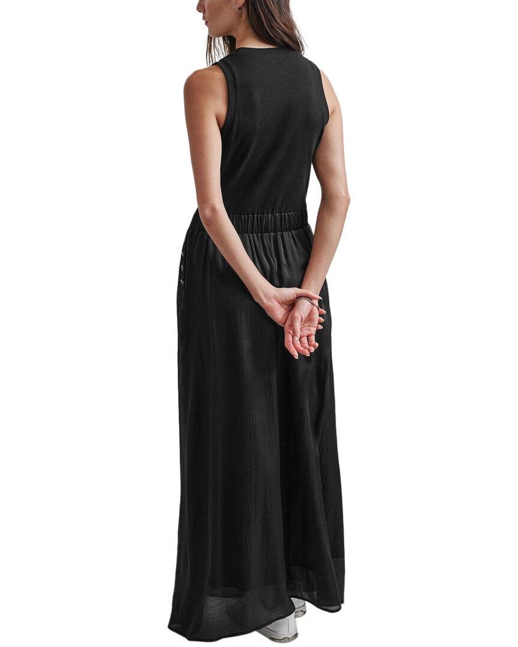 DKNY Black Sleeveless Maxi Dress