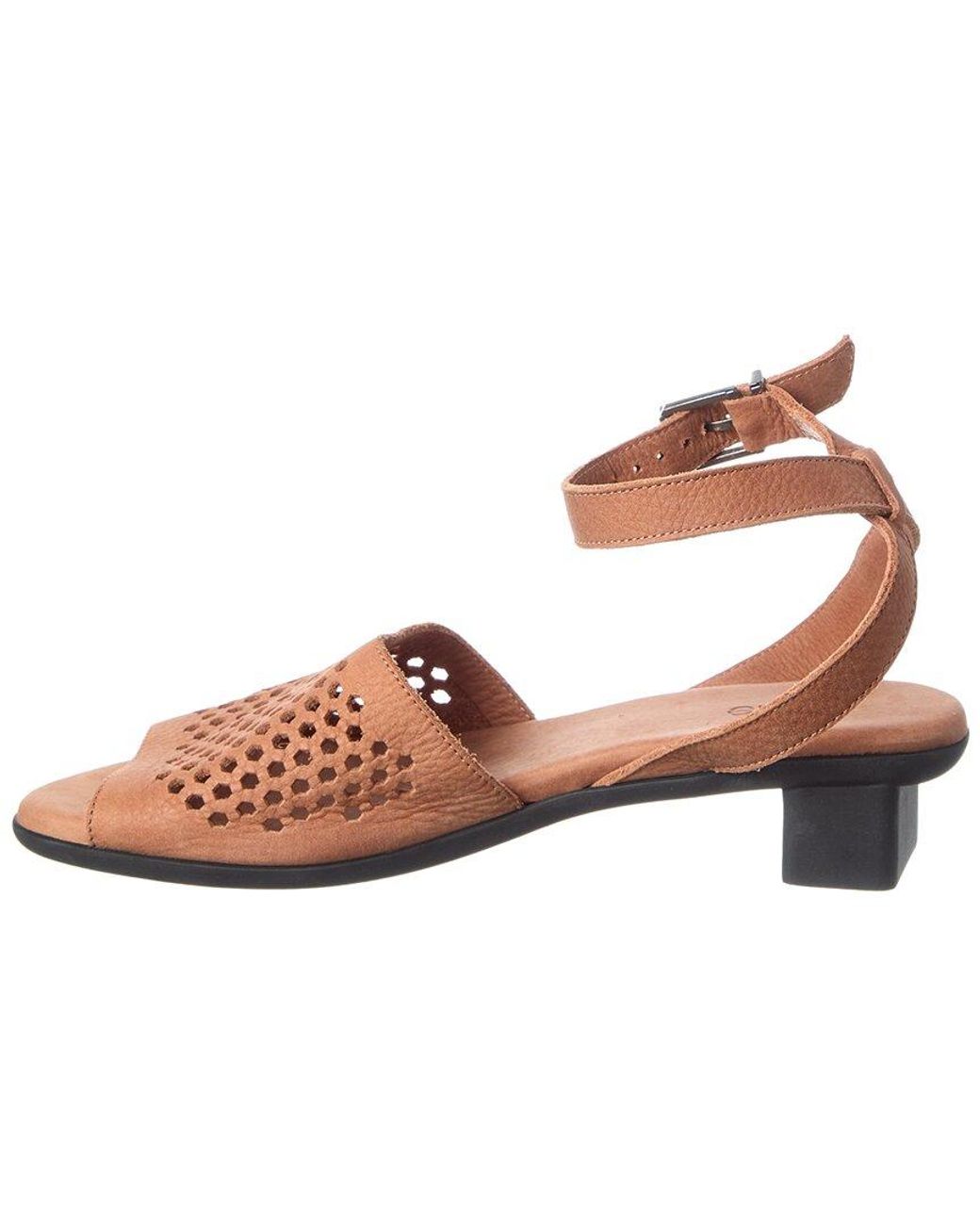 Arche Brown Obirho Leather Sandal