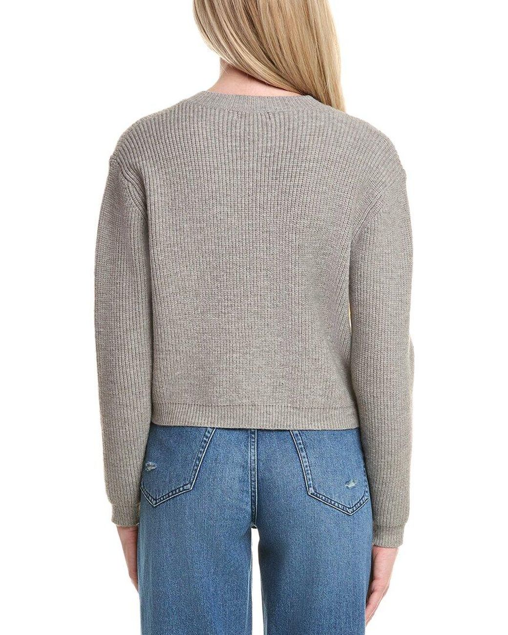 Lea & Viola Gray Bow Cardigan