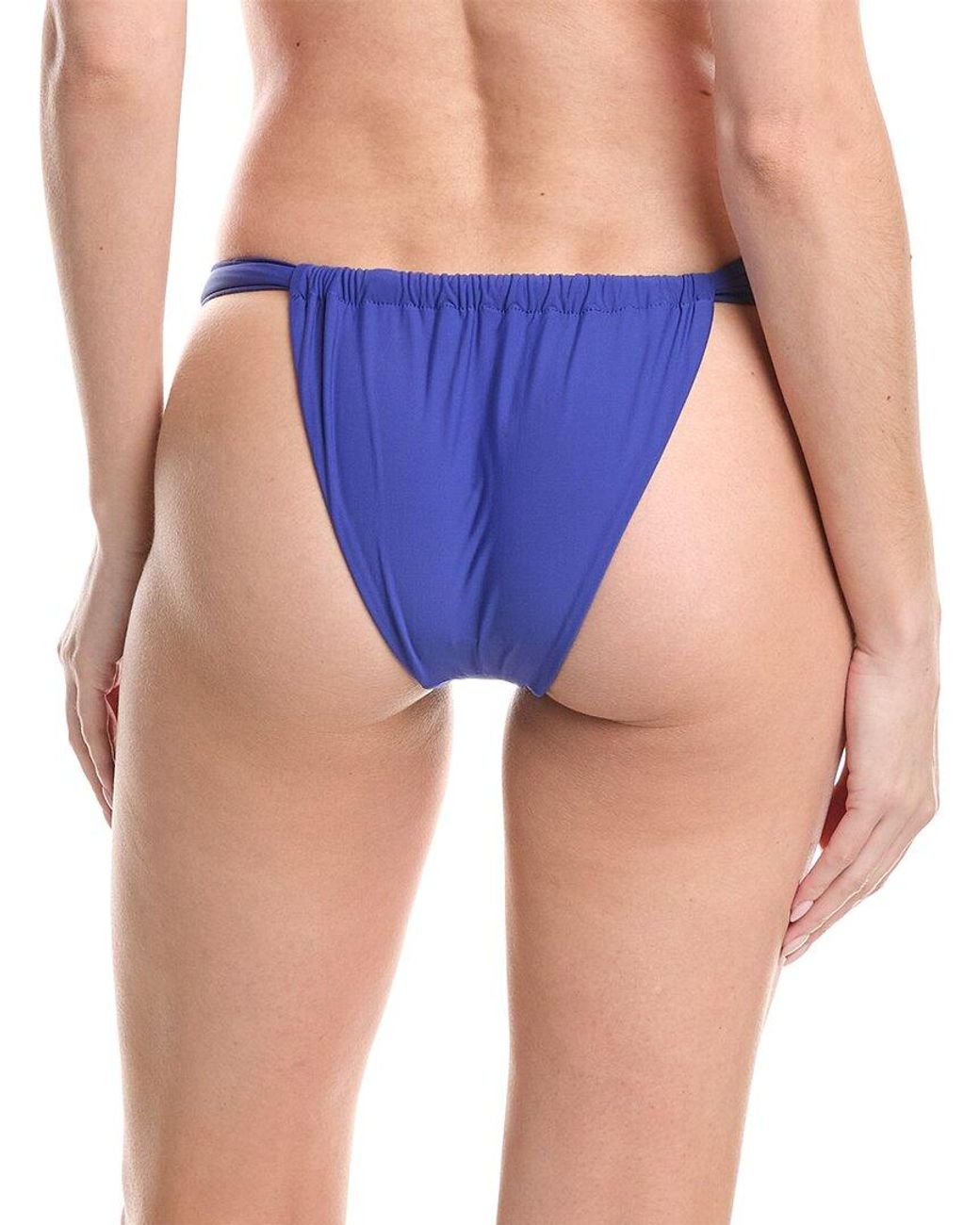 VYB Blue Cali Wide Side Tanga Swim Bottom