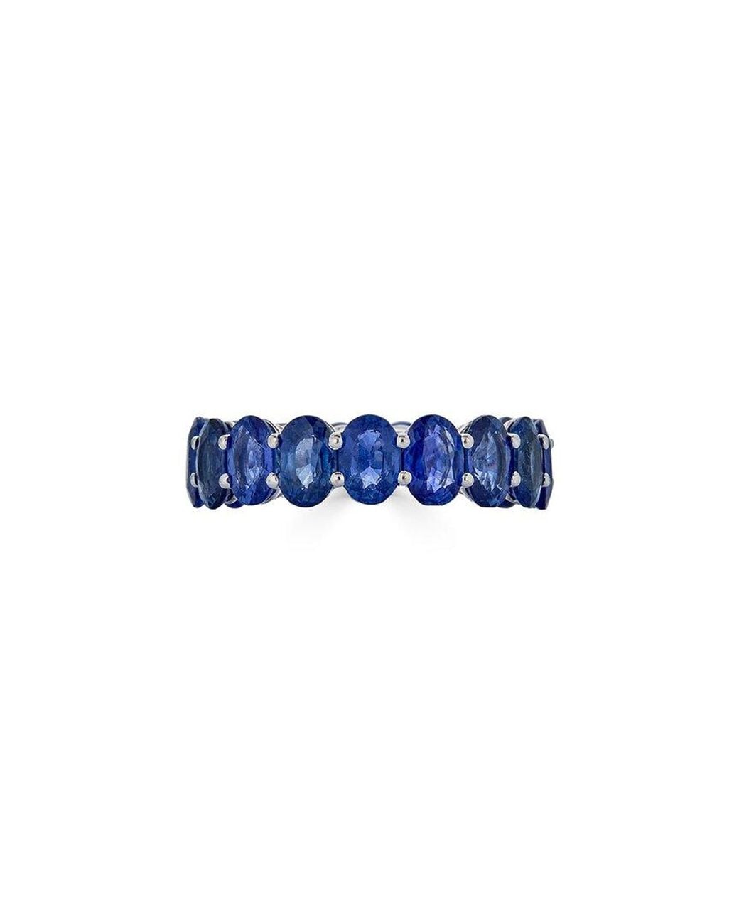 Diana M Blue Fine Jewelry 18K 10.69 Ct. Tw. Sapphires Eternity Ring
