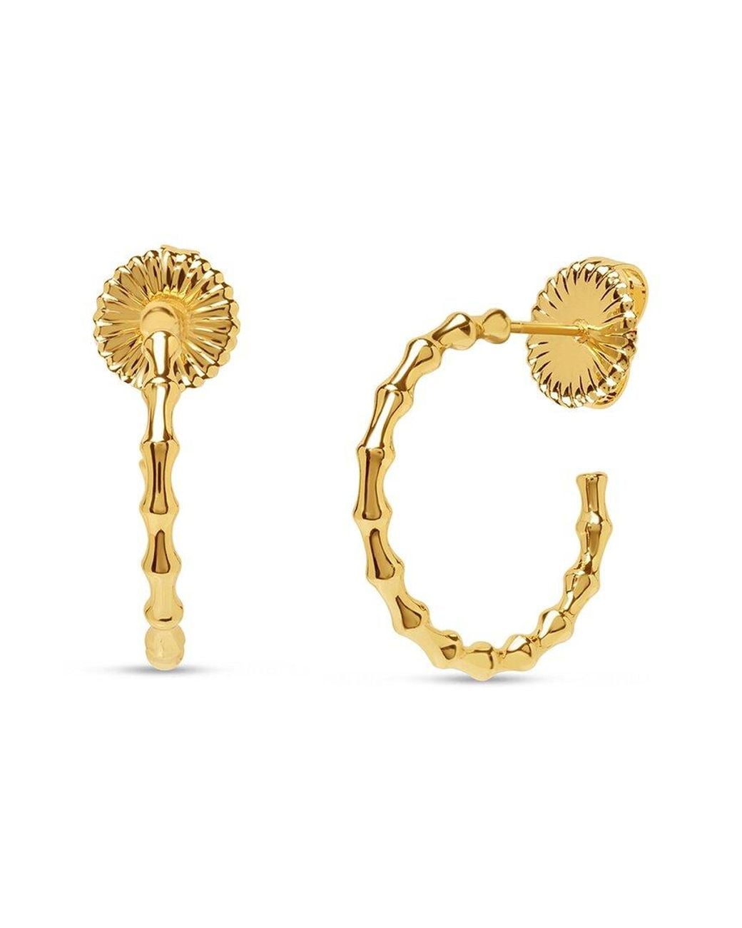 Bruno Magli Metallic Plated Earrings