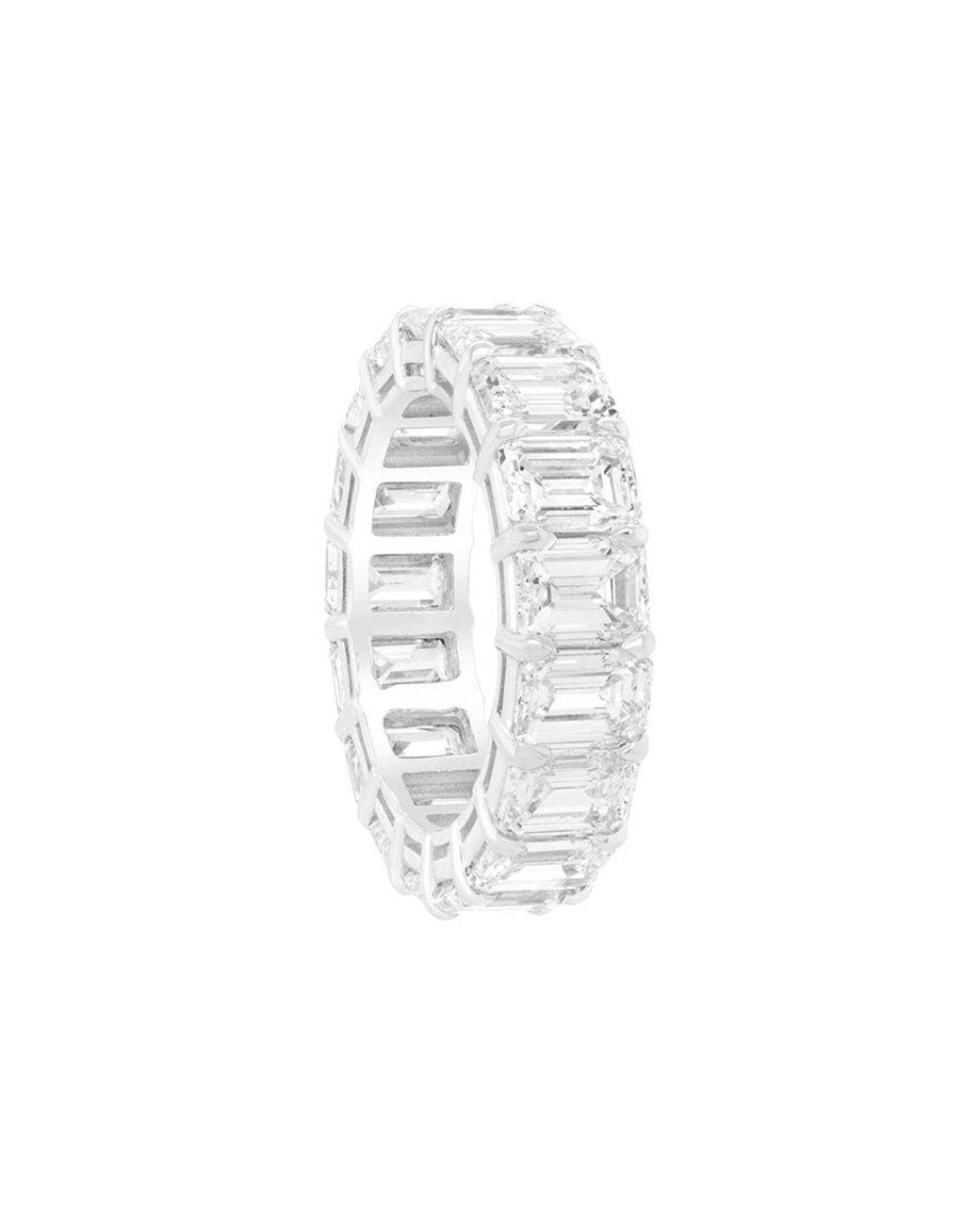 Diana M White Fine Jewelry Platinum 6.40 Ct. Tw. Diamond Eternity Ring