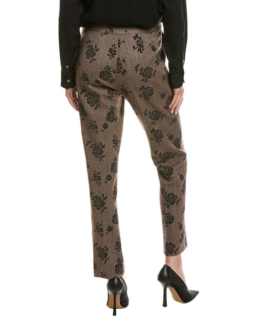 L'Agence Black Rebel Wool-Blend Trouser