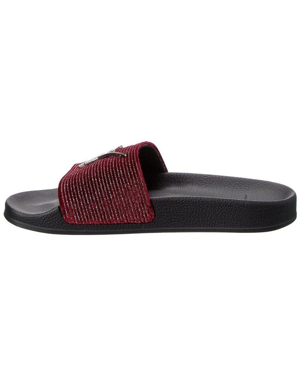 Giuseppe velvet deals slides