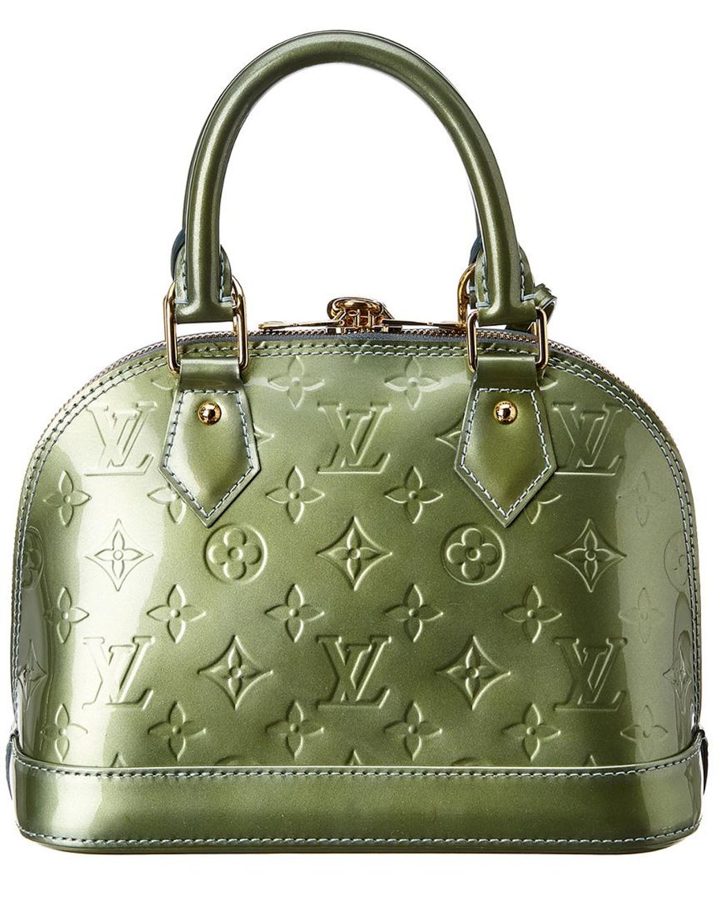 Louis Vuitton Green Vernis Mini Bag