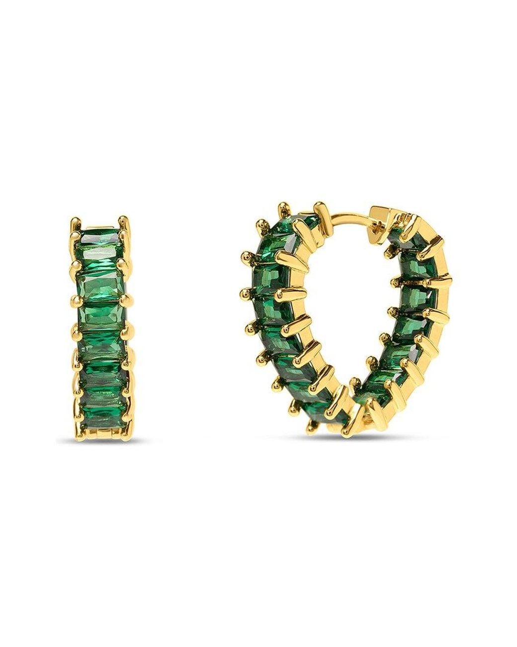 Bruno Magli Blue Plated Earrings