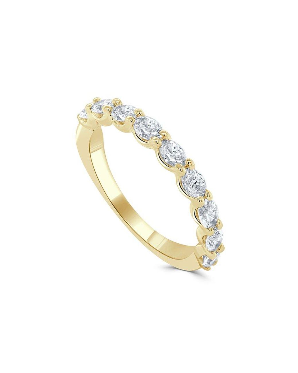 Sabrina Designs Metallic 14k 0.64 Ct. Tw. Diamond Half-eternity Ring