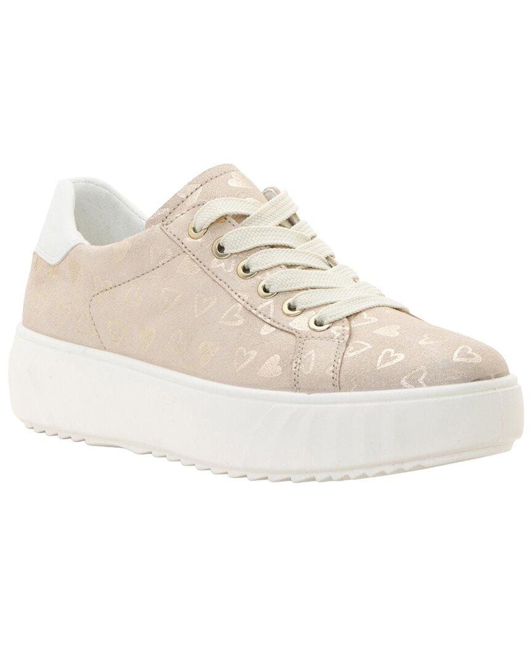 Ara White Mikky Leather Sneaker