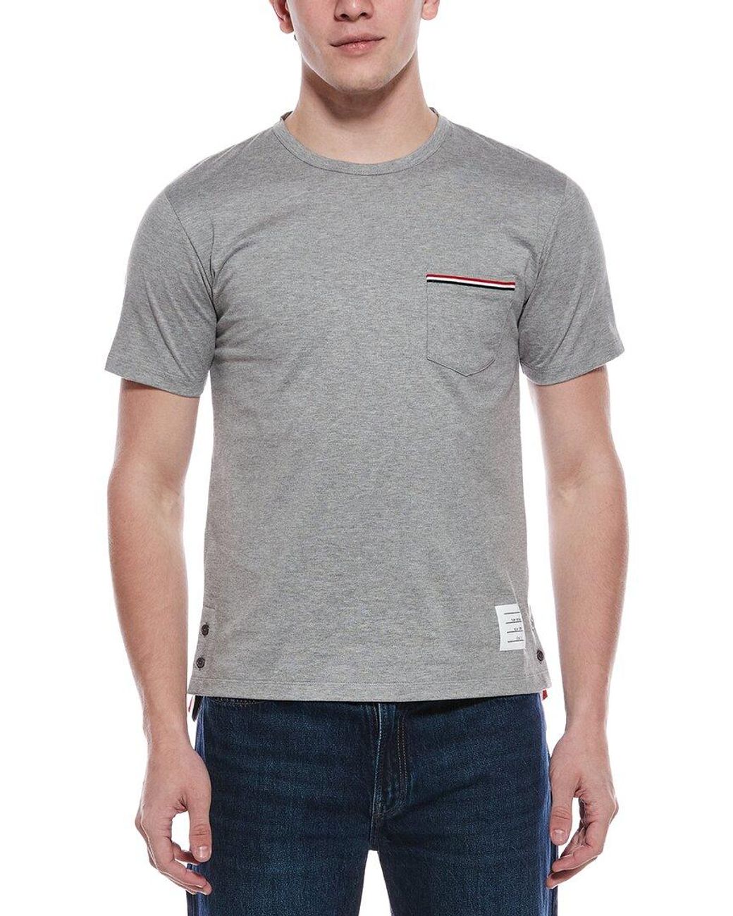 Thom Browne Gray T-Shirt for men