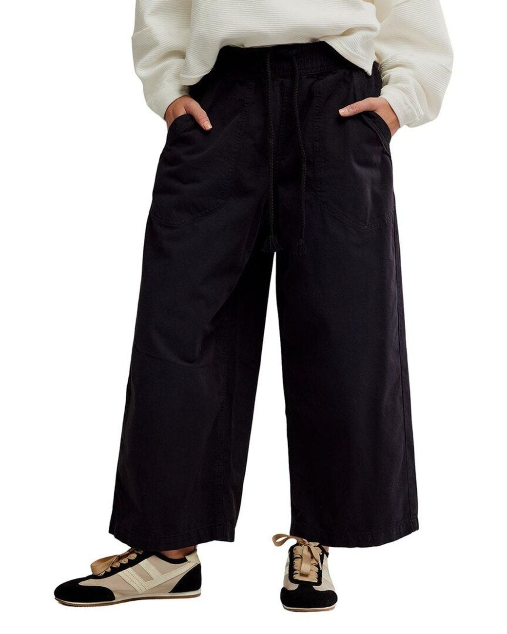 Free People Blue Easy Peasy Pull Straight Leg Jean