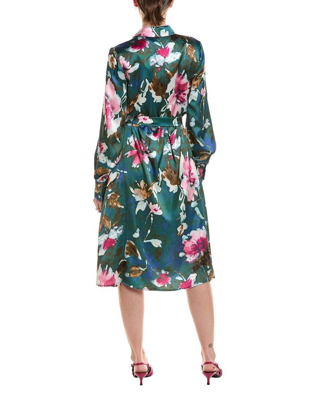 Maison Tara Blue Midi Dress