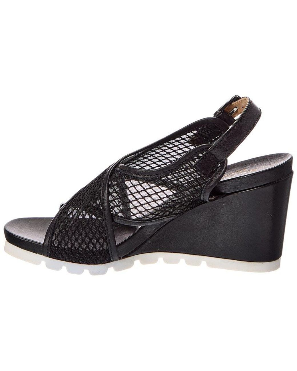 Baldinini Black Leather Sandal