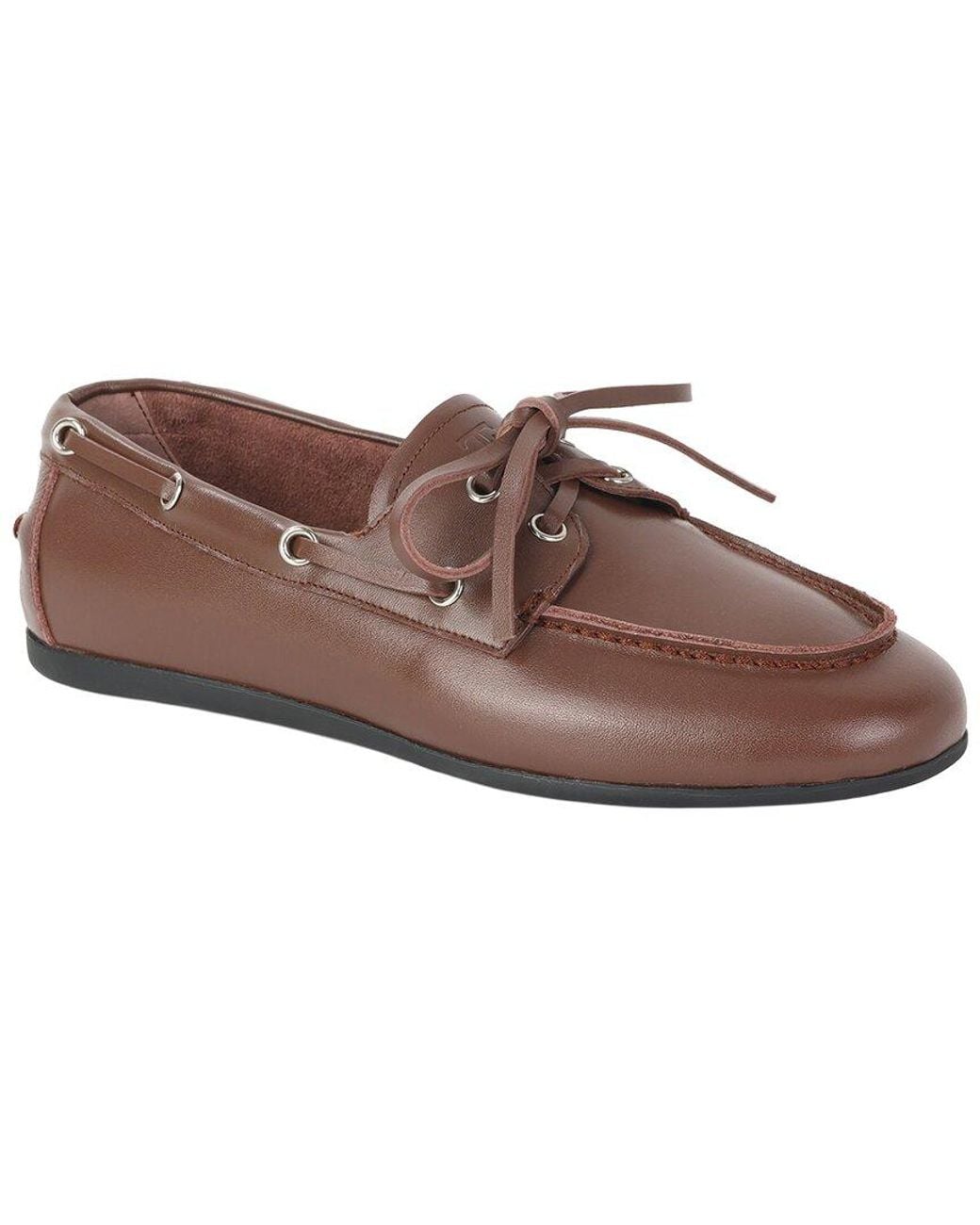 Tiffany & Fred Paris Brown Leather Loafer