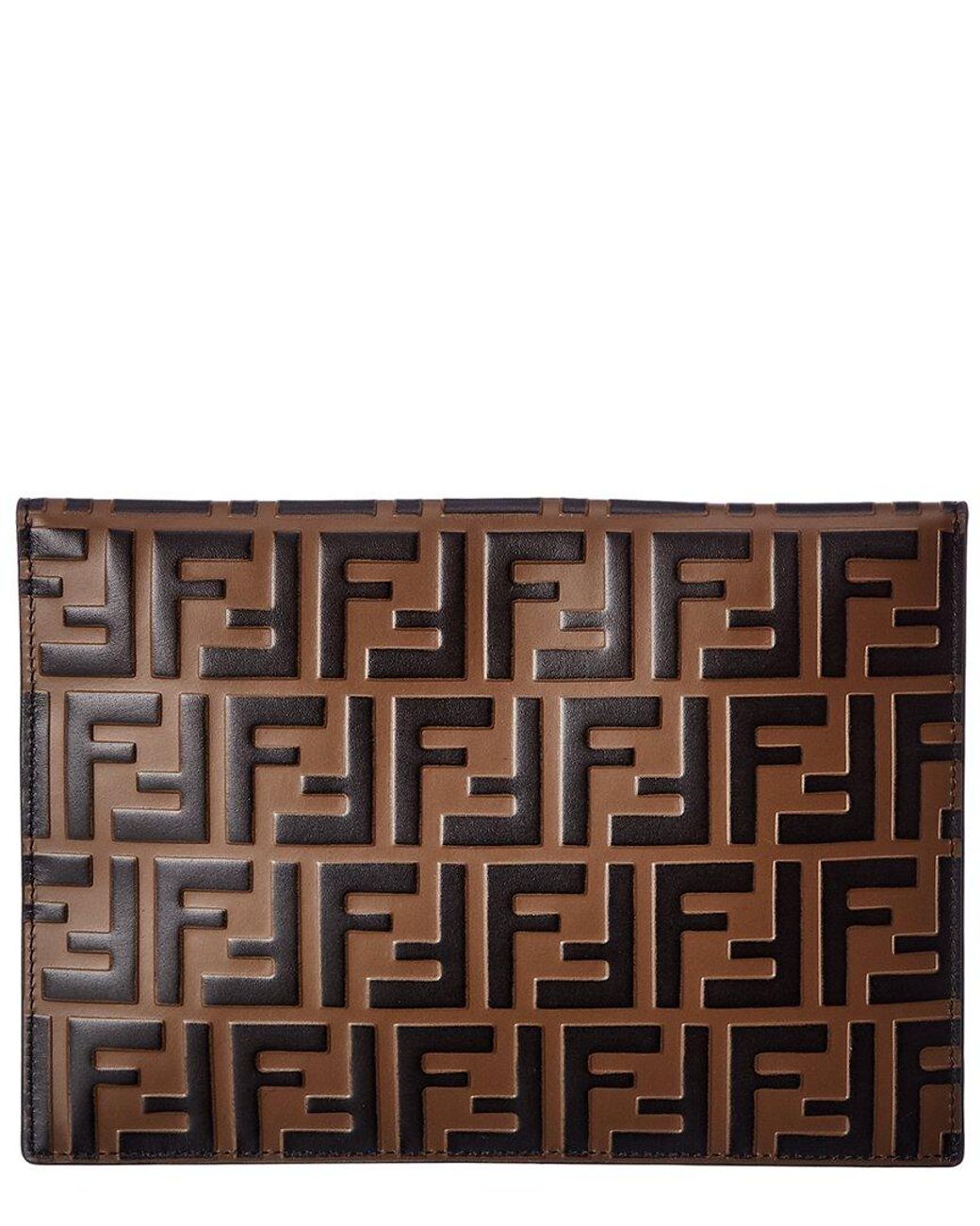 Fendi monogram outlet clutch