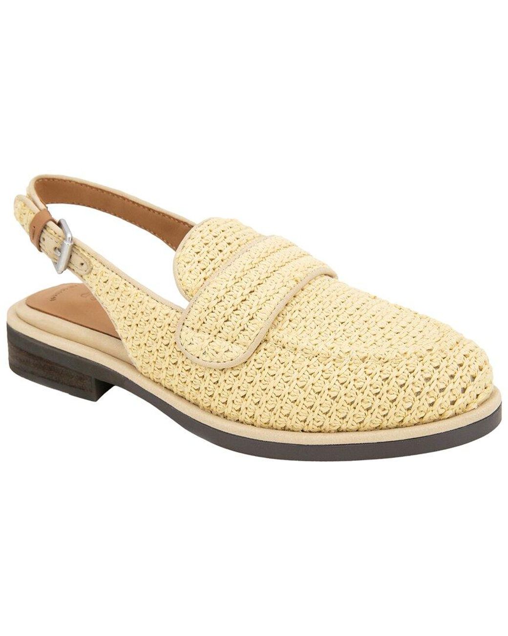 Gentle Souls Natural By Kenneth Cole Caleb Raffia Flat