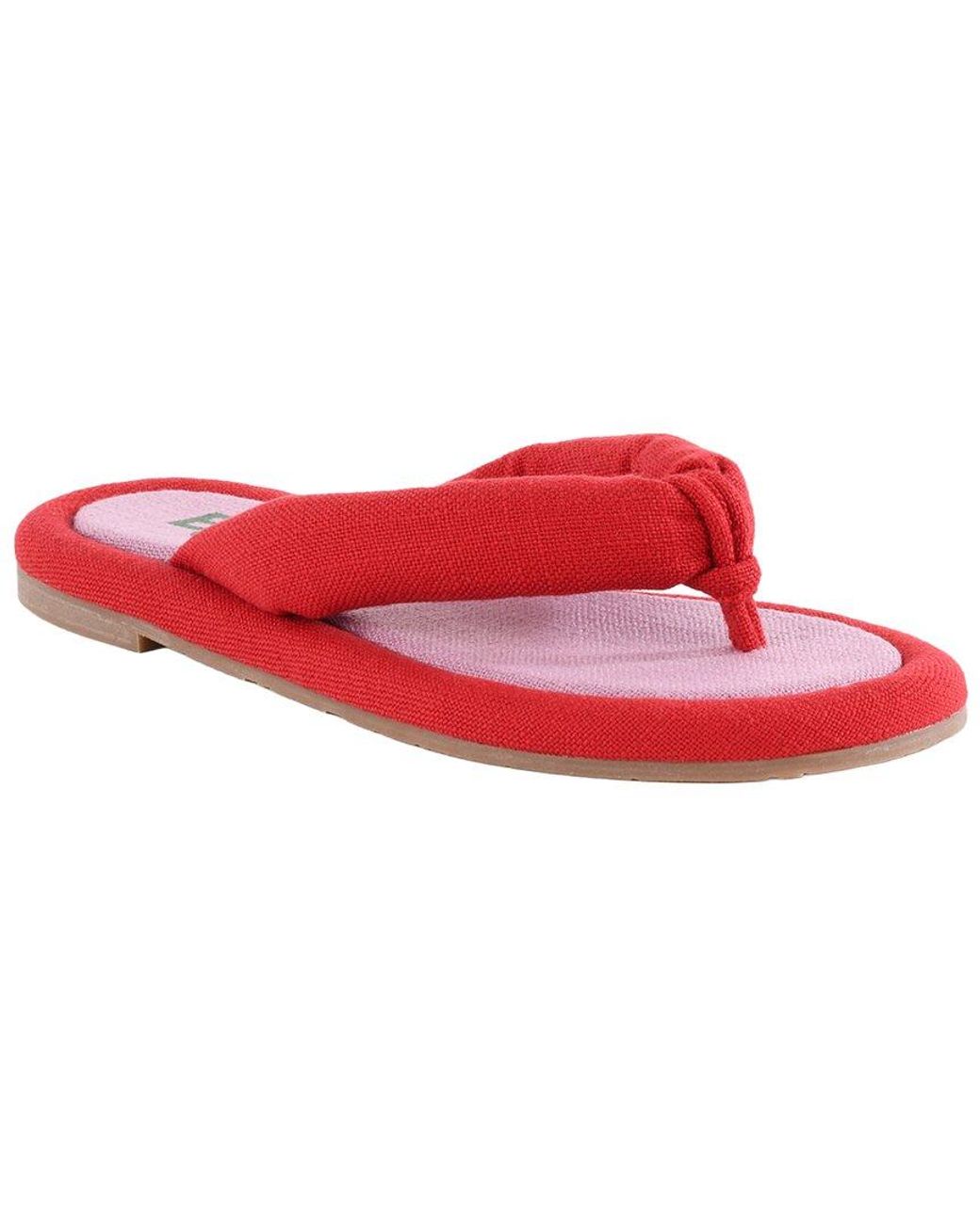 BC By Seychelles Red Flipside Sandal