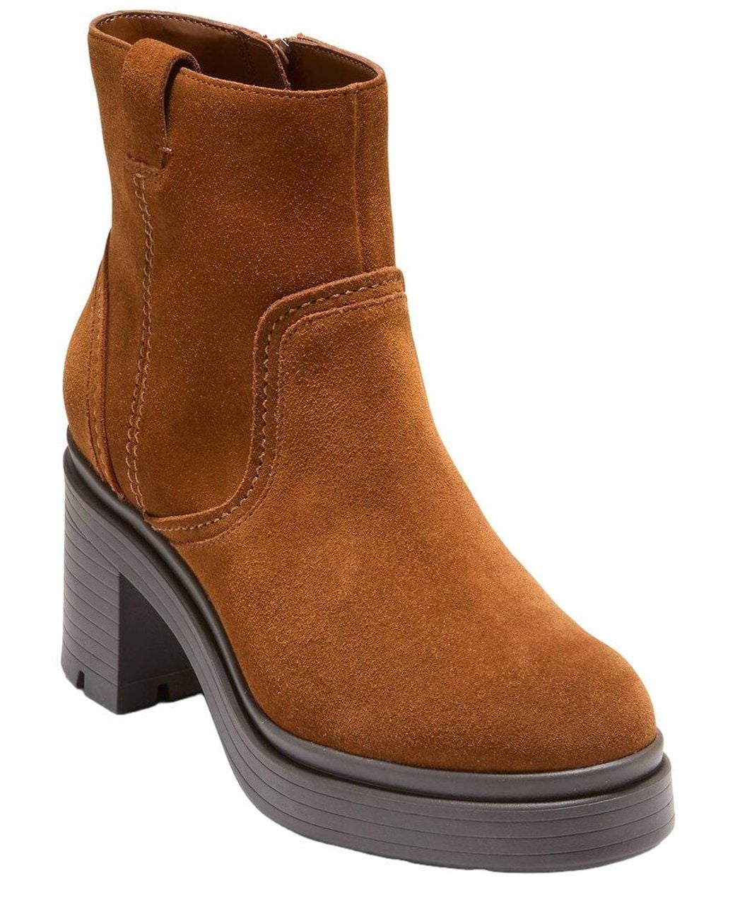 Cole Haan Brown Paz Suede Bootie