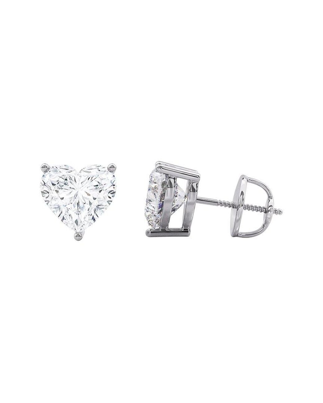 Lab Grown Diamonds White 14K 5.00 Ct. Tw. Lab-Grown Diamond Earrings