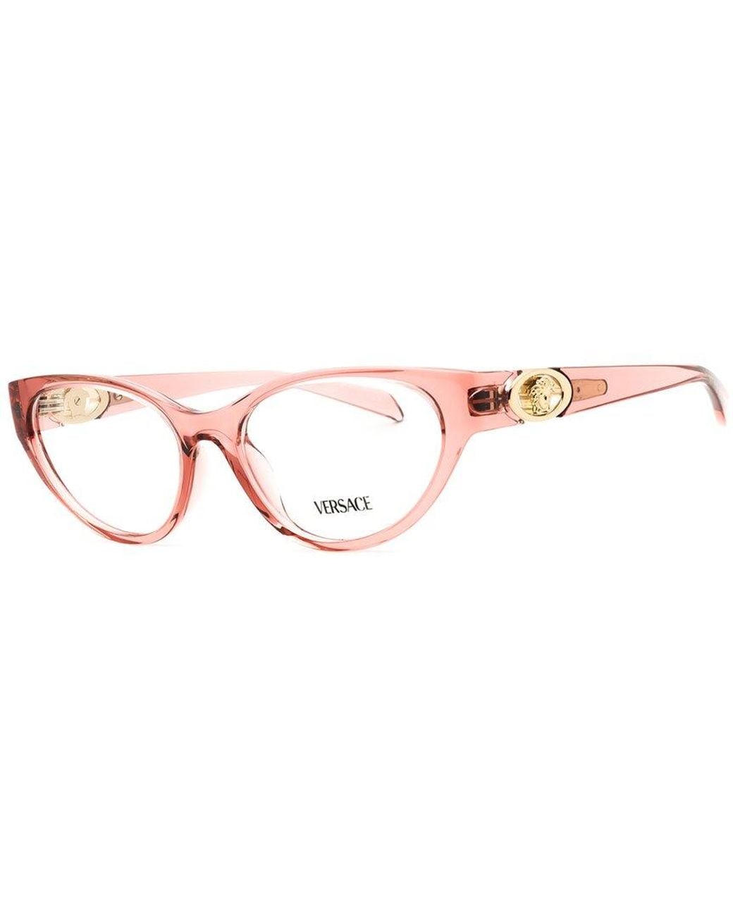 Versace Pink 54Mm Optical Frames