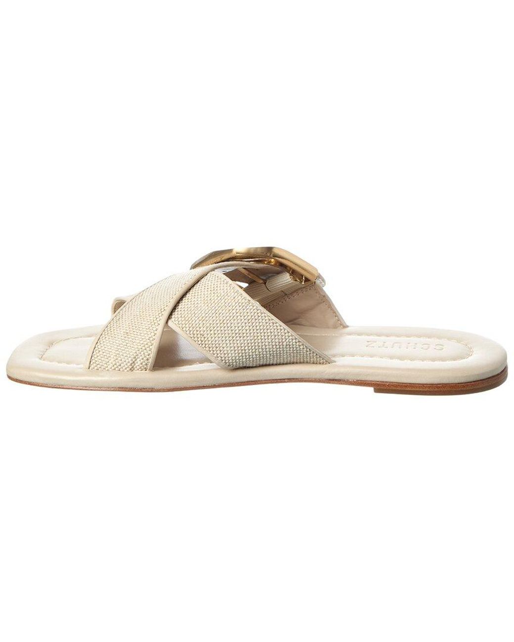 SCHUTZ SHOES White Lois Sandal
