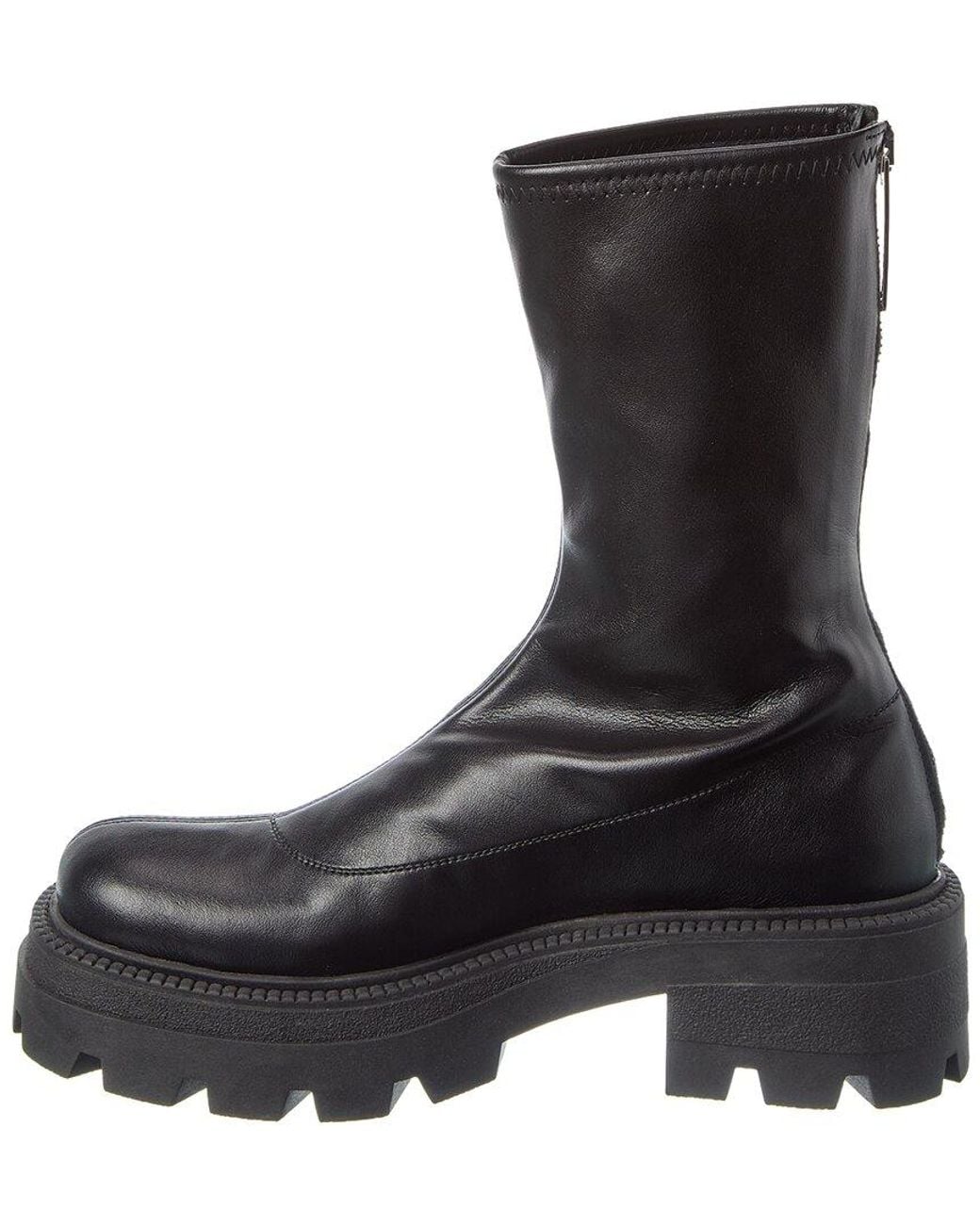 Sergio Rossi Black Milla Leather Boot