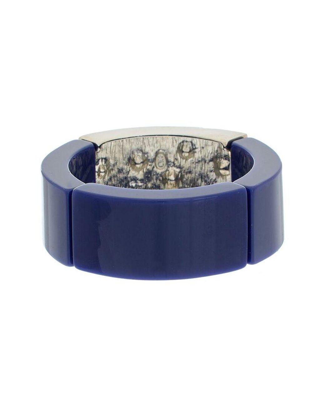 Kenneth Jay Lane Blue Stretch Bracelet