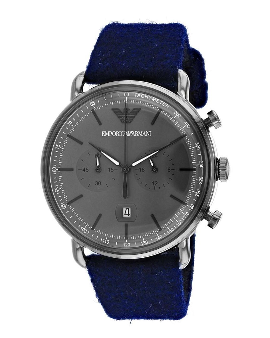 armani aviator watch