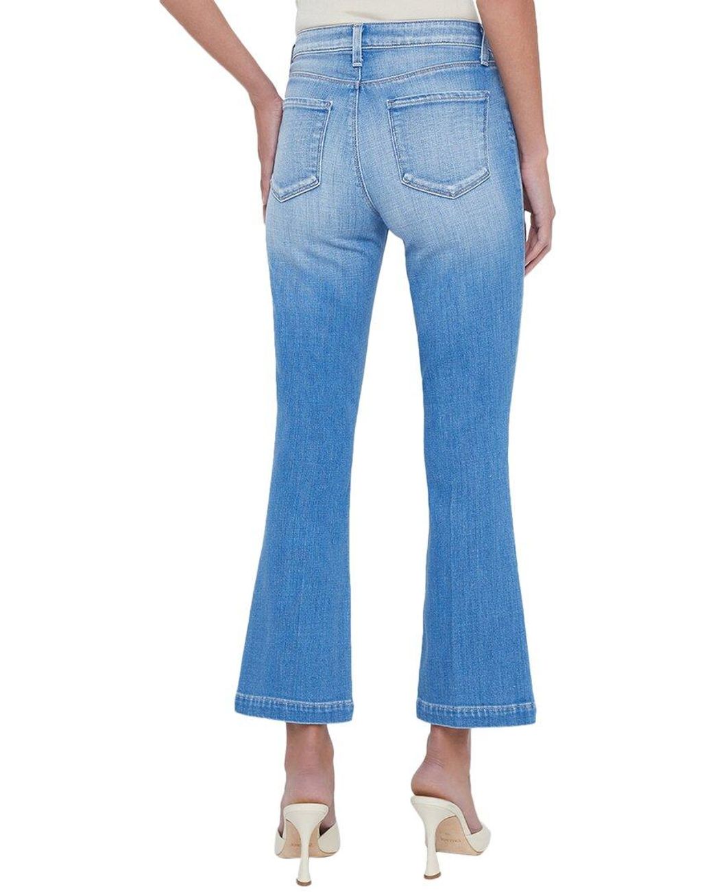 L'Agence Blue Ali High Rise Slim Flare Jean