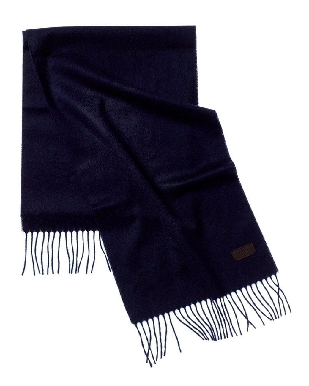 Hickey Freeman Blue Cashmere Scarf for men