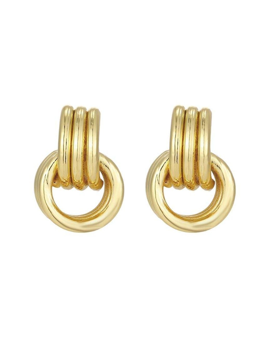 Adornia Metallic 14K Plated Earrings