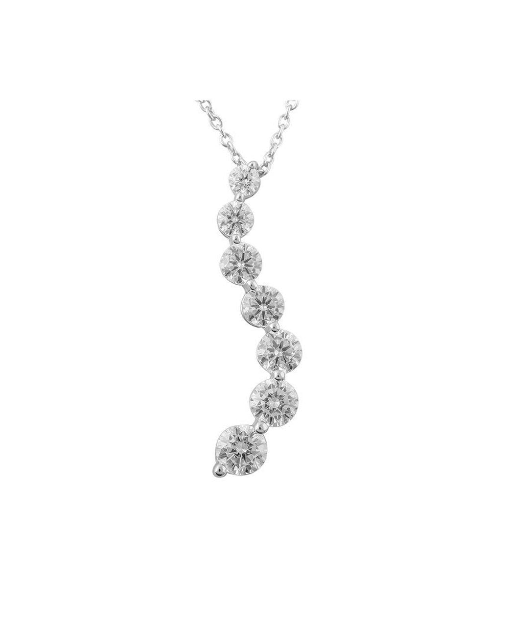 Lab Grown Diamonds White 1.00 Ct. Tw. Lab-Grown Diamond Pendant